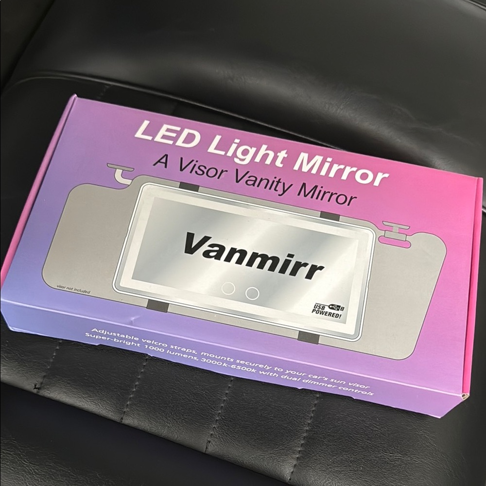 NEW LED Light Visor Vanity Mirror